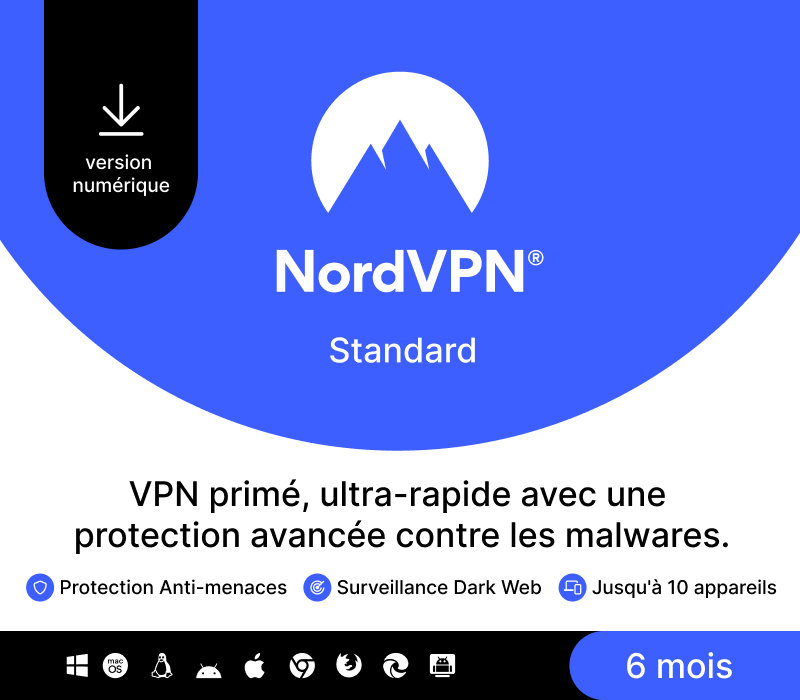 NordVPN Standard FR (6 Months / 10 Devices) cover art