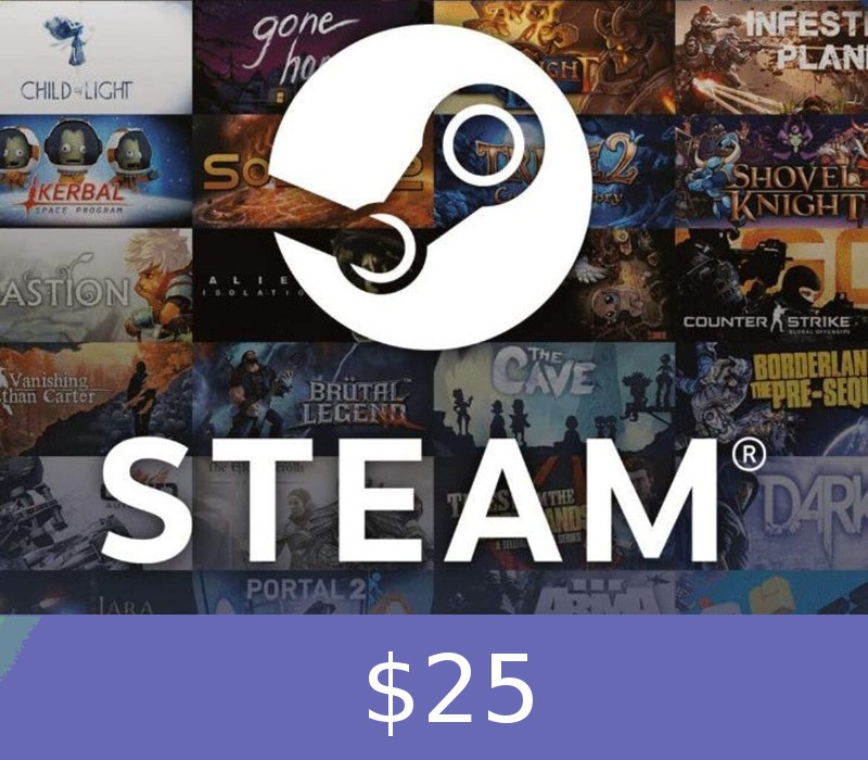 Steam Gift Card $25 cover art