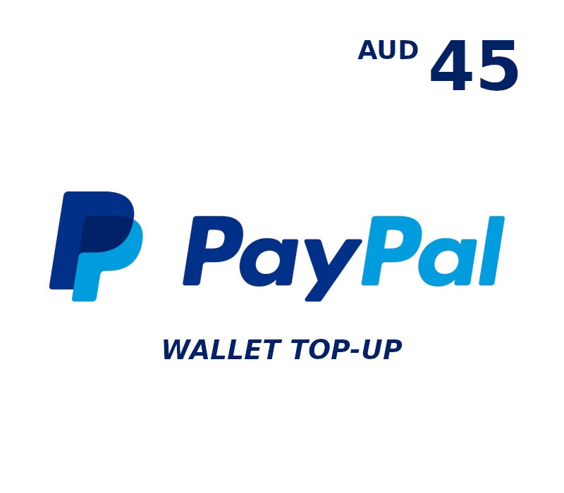 PayPal Wallet AUD 45 Top Up cover art