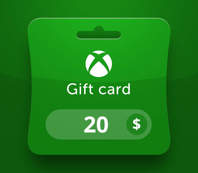 XBOX Live USD 20 Prepaid Card cover art