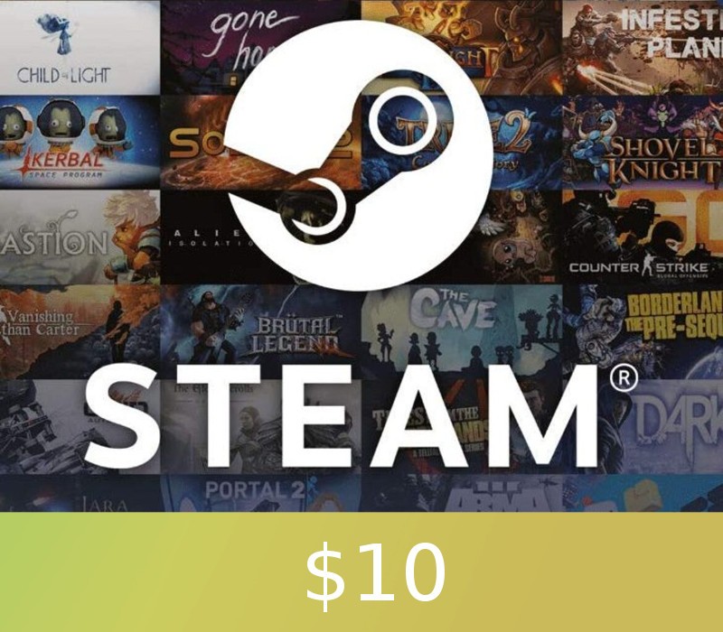 Steam Gift Card $10 cover art