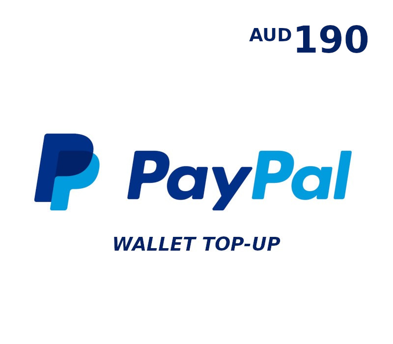 PayPal Wallet AUD 190 Top Up cover art