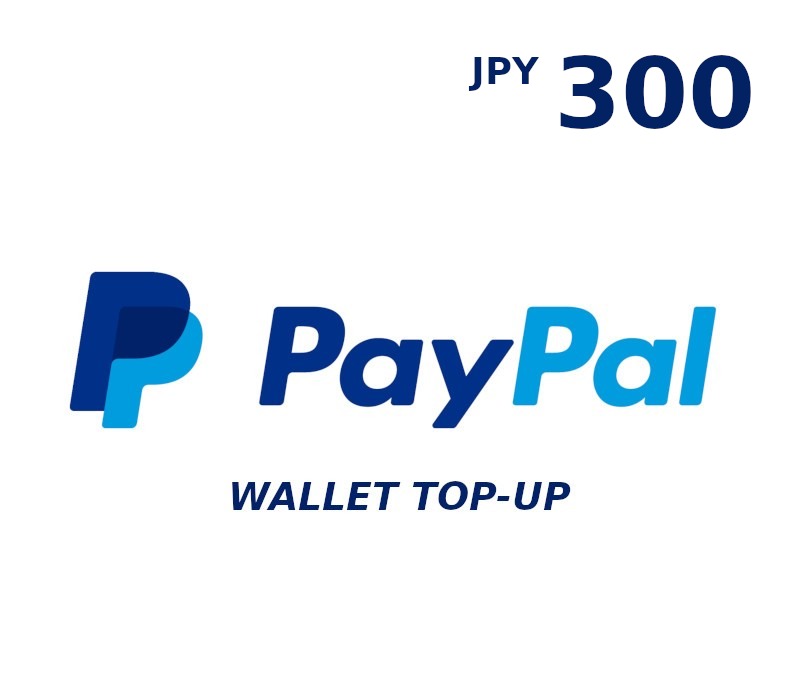 PayPal Wallet JPY 300 Top Up cover art