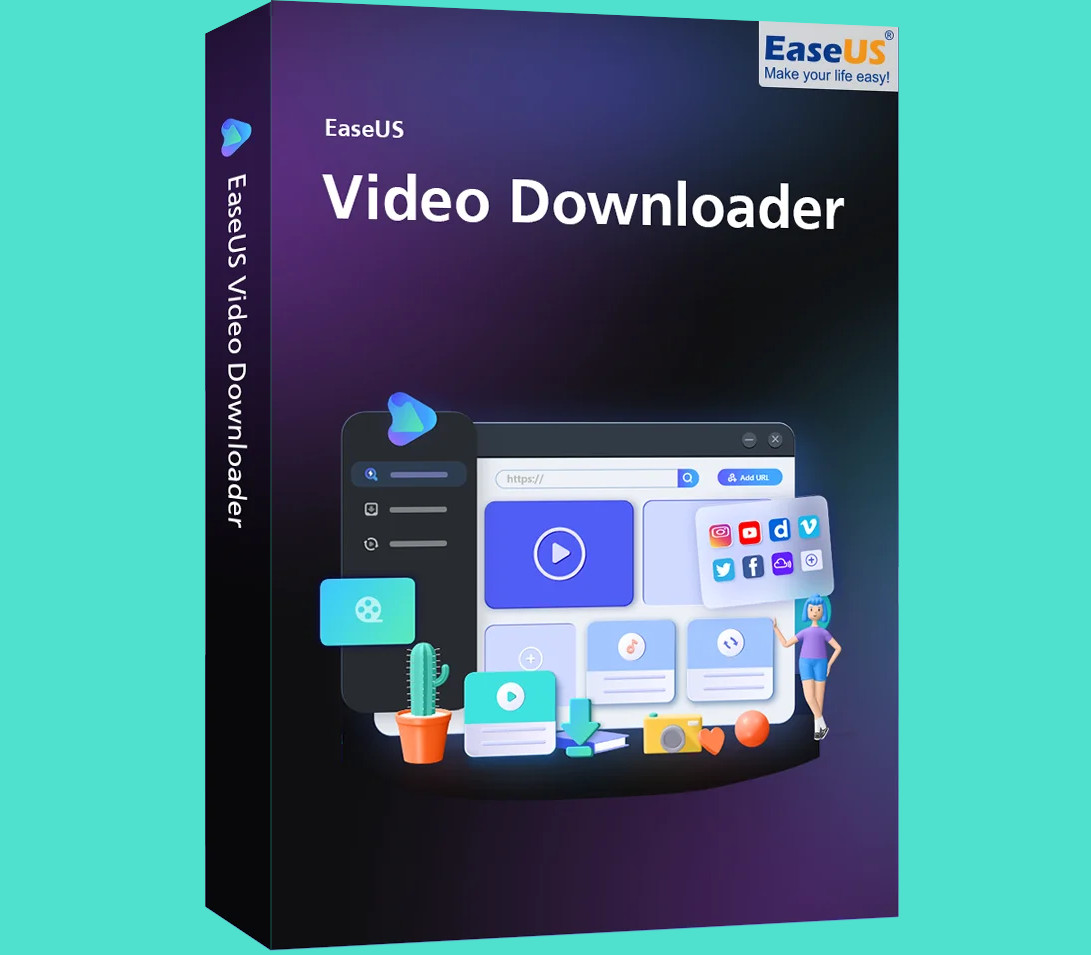 EaseUS Video Downloader (3 PCs) cover art
