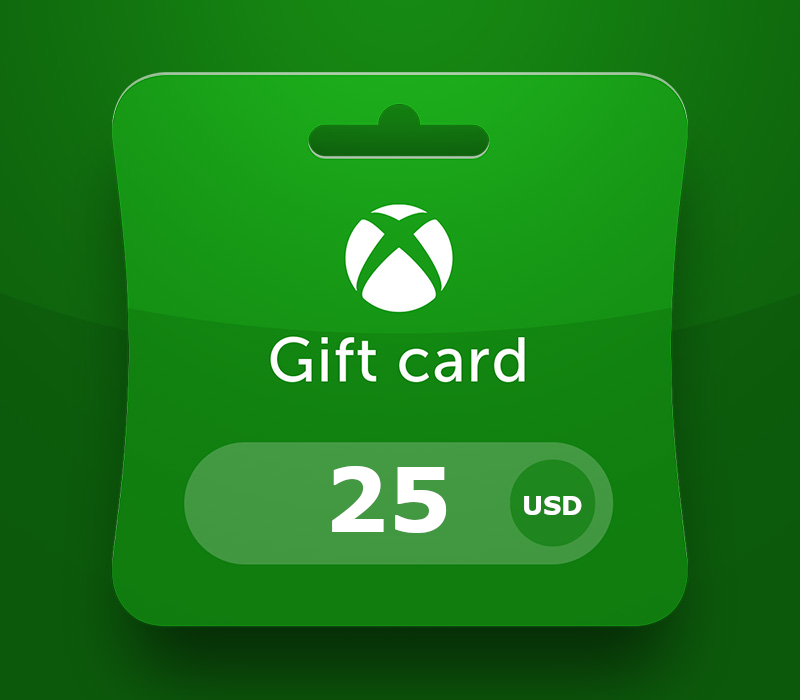 XBOX Live USD 25 Prepaid Card cover art