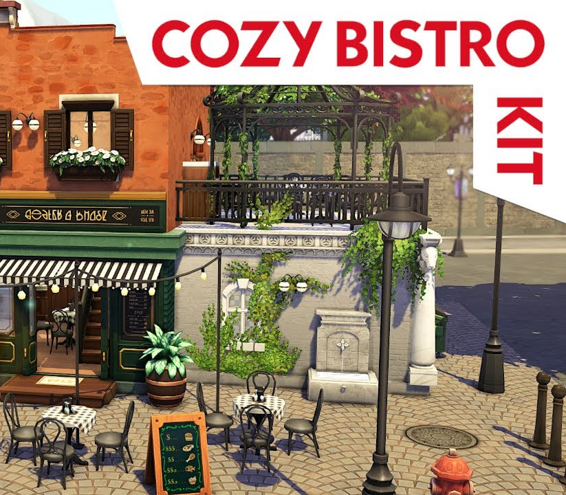 The Sims 4 - Cozy Bistro Kit DLC cover art