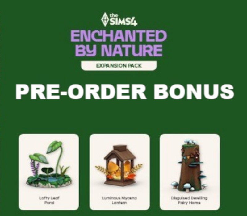 The Sims 4 - Enchanted by Nature - Pre-Order Bonus DLC cover art