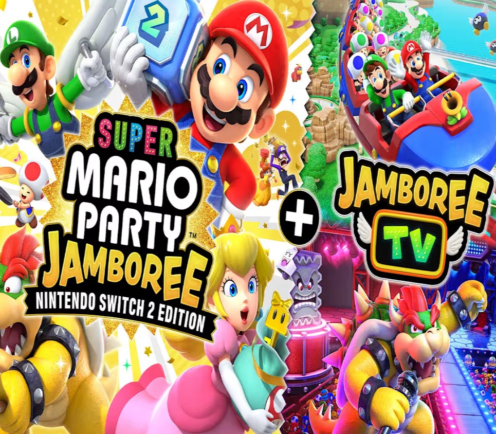 Super Mario Party Jamboree - Nintendo Switch 2 Edition + Jamboree TV Nintendo Switch Access cover art