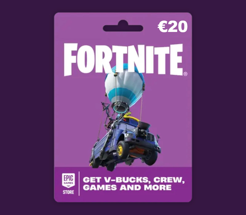 Fortnite EUR 20 PC Epic Games Gift Card DE cover art