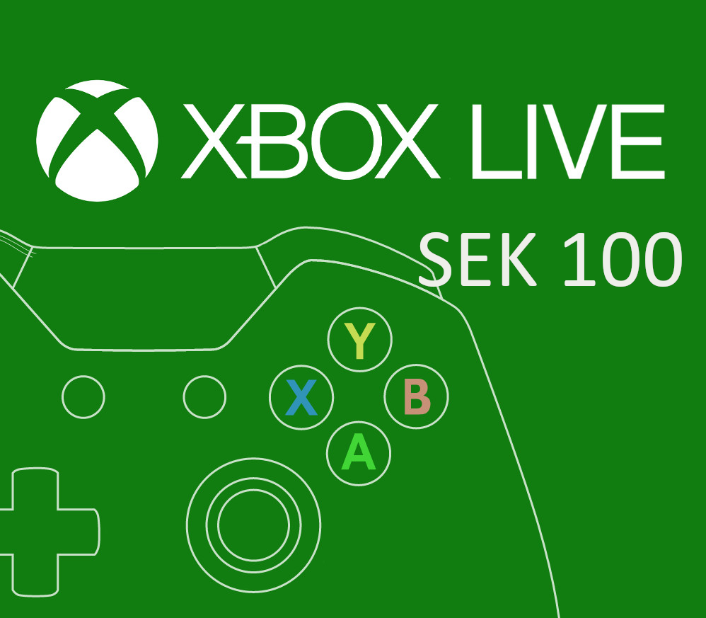 XBOX Live 100 SEK Prepaid Card SE cover art