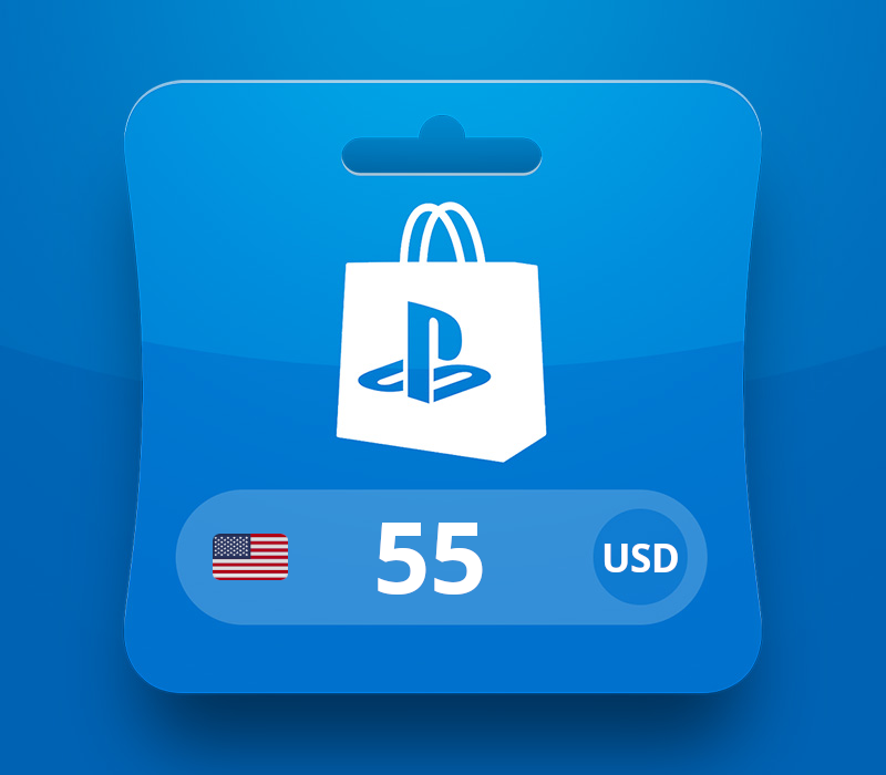 PlayStation Network Card USD 55 Gift Card cover art