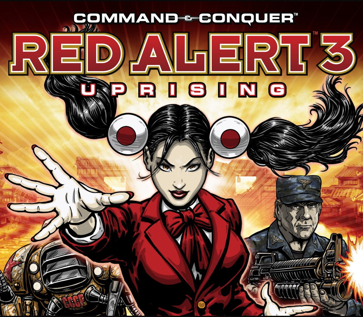Command & Conquer: Red Alert 3 - Uprising EN cover art