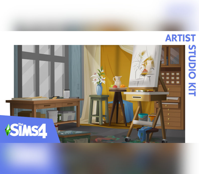 The Sims 4 - Artist Studio Kit DLC cover art