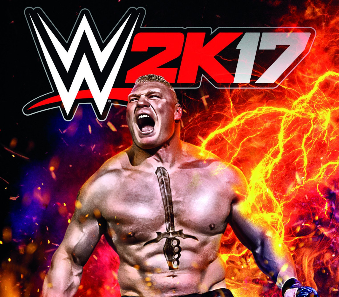 WWE 2K17 cover art