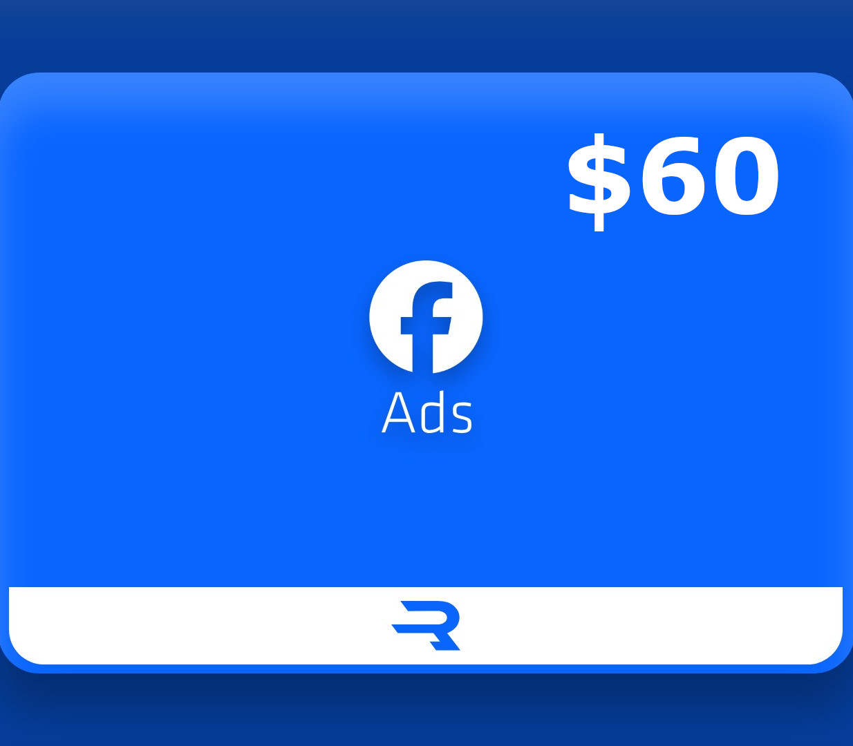 Rewarble Facebook Ads $60 Gift Card cover art