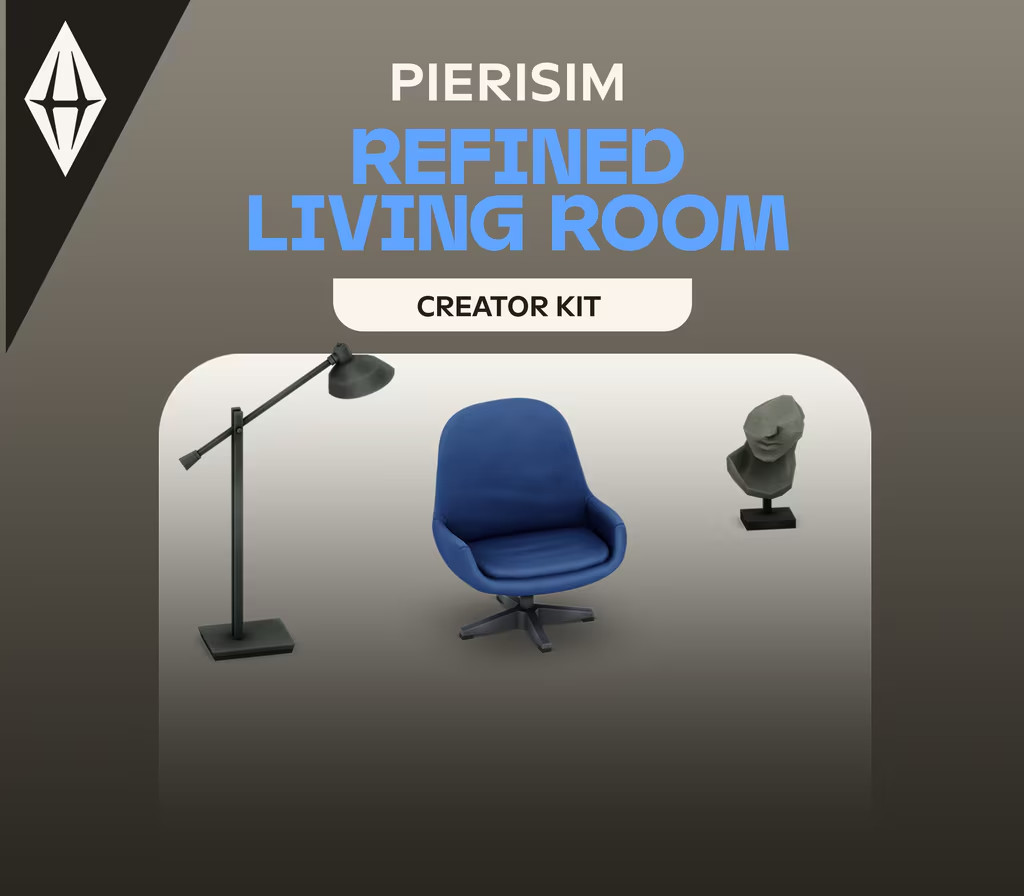 The Sims 4 - Refined Living Room Kit DLC cover art