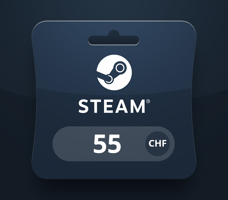Steam Wallet CHF 55 Gift Card CH cover art