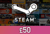 Steam Wallet Card £50 cover art
