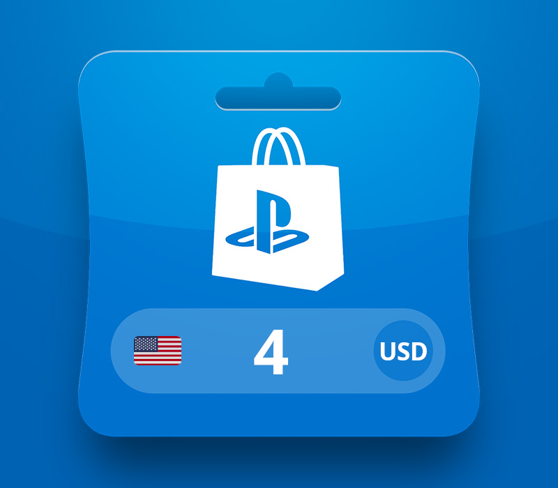 PlayStation Network Card USD 4 Gift Card cover art