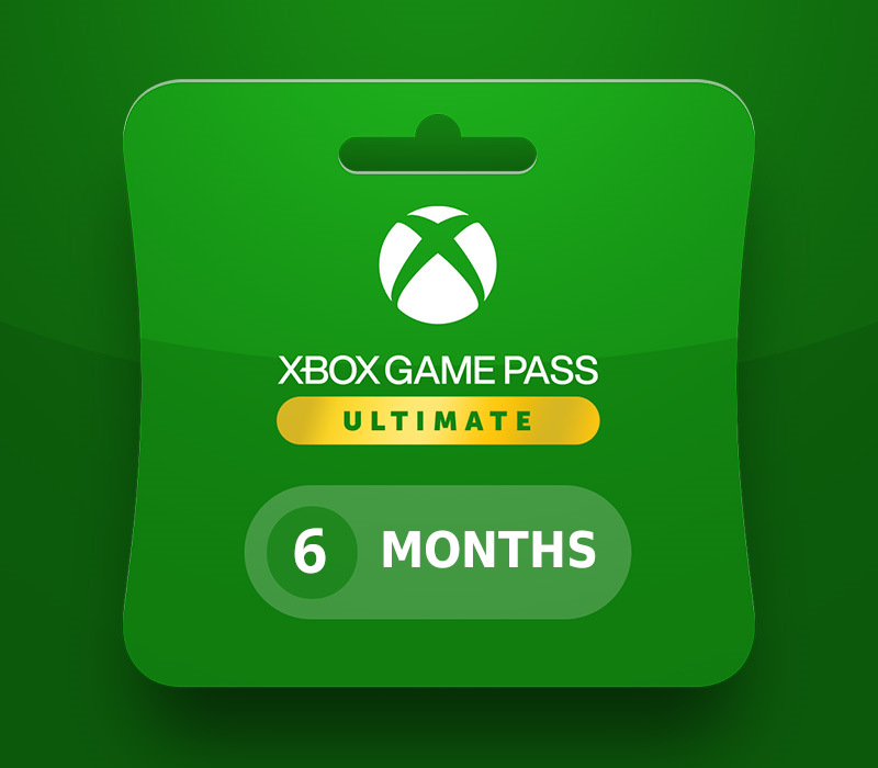 Xbox Game Pass Ultimate - 6 Month Subscription Card cover art