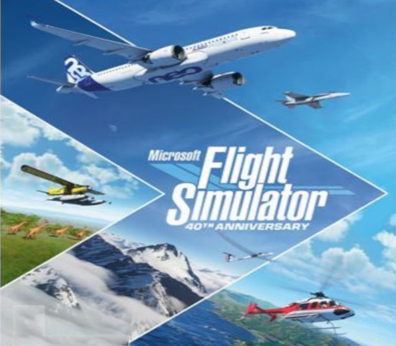 Microsoft Flight Simulator 40th Anniversary cover art