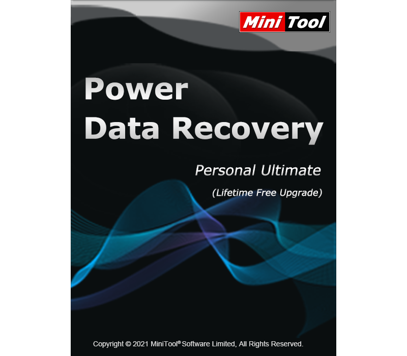 MiniTool Power Data Recovery Personal Ultimate License (3 PCs) cover art