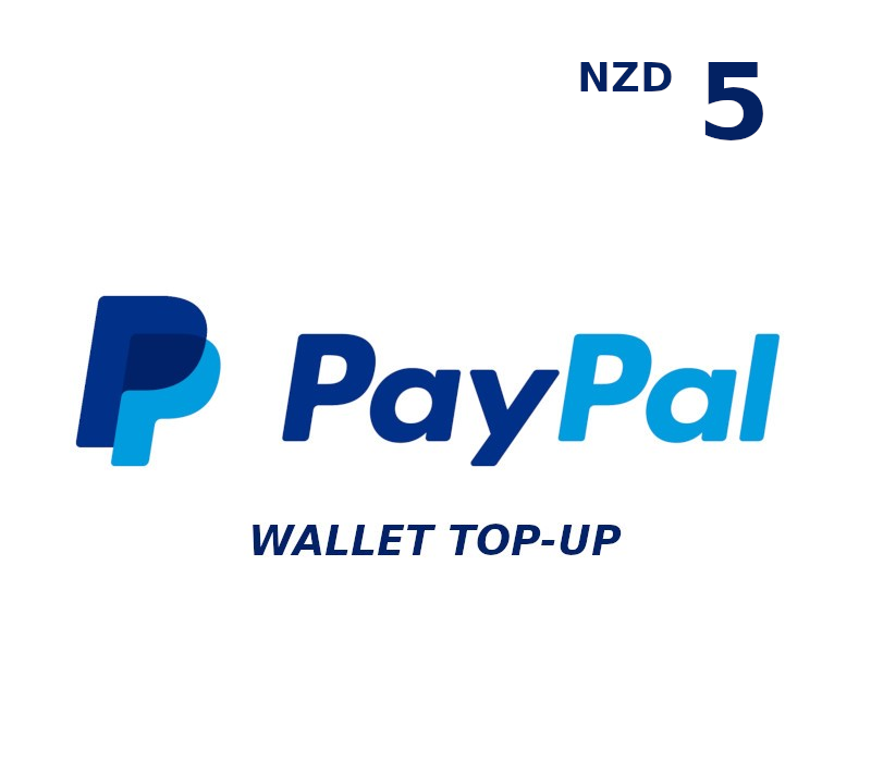 PayPal Wallet NZD 5 Top Up cover art