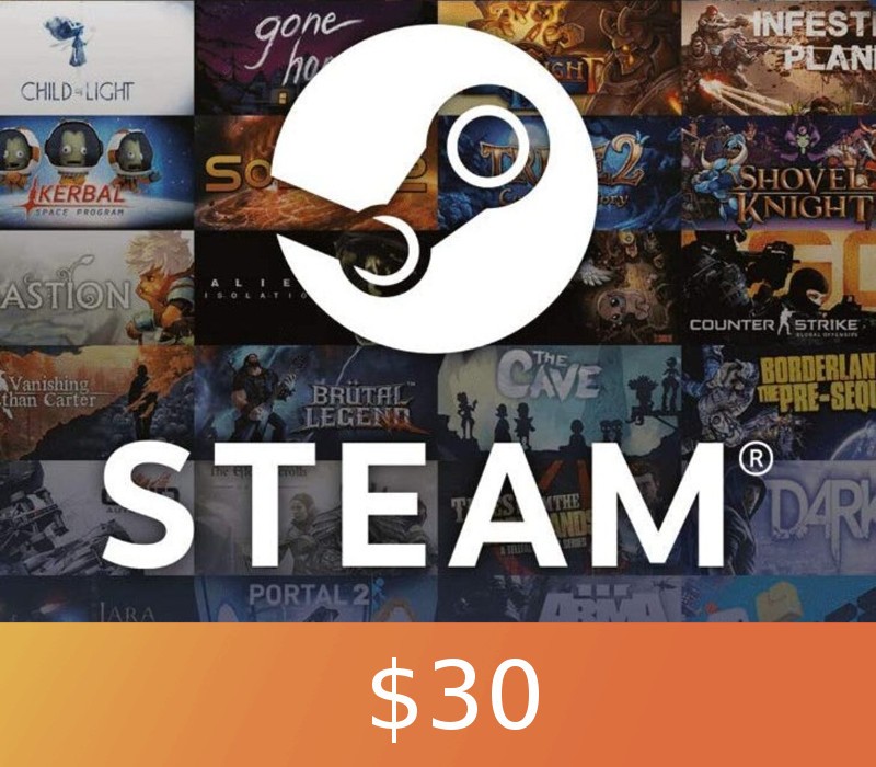 Steam Gift Card $30 cover art