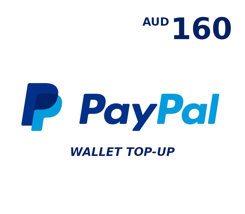 PayPal Wallet AUD 160 Top Up cover art