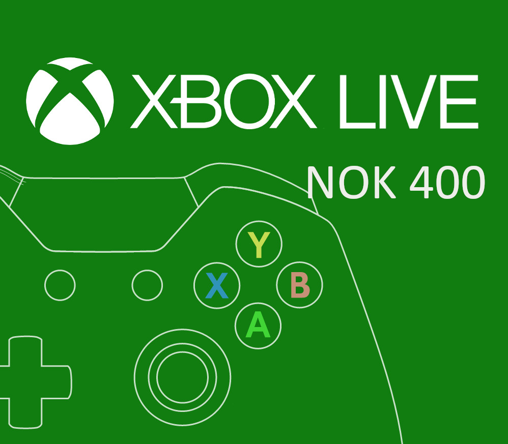 XBOX Live 400 NOK Prepaid Card NO cover art
