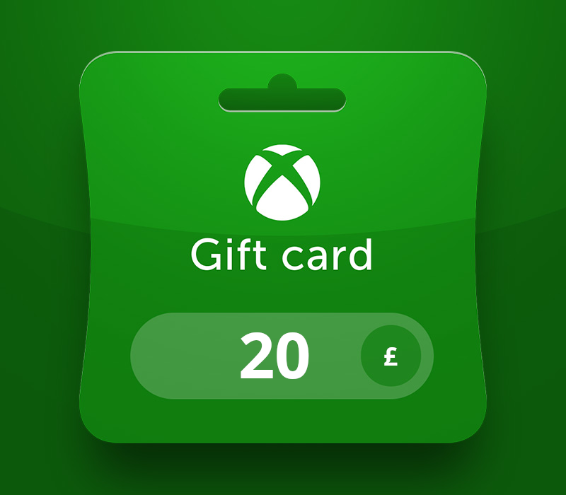 XBOX Live GBP 20 Prepaid Card cover art