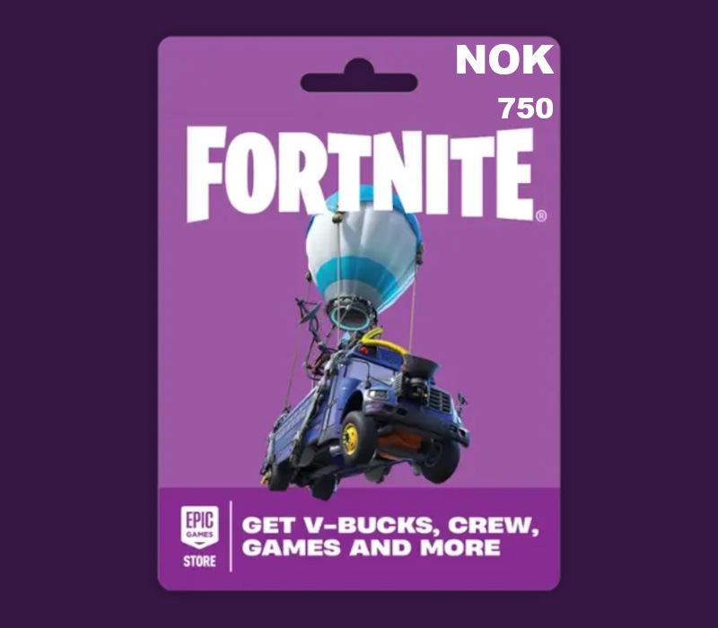 Fortnite NOK 750 PC Epic Games Gift Card NO cover art