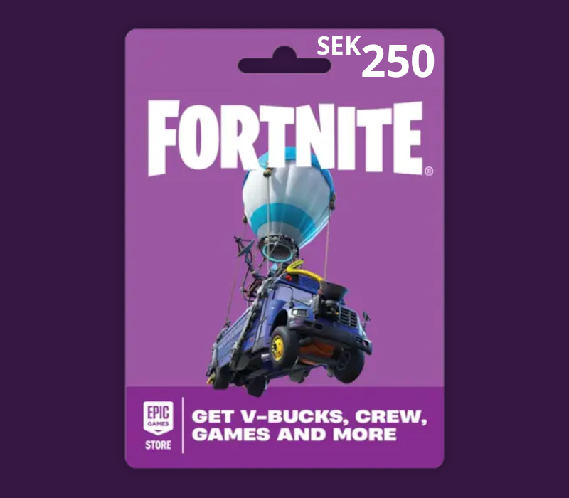 Fortnite SEK 250 PC Epic Games Gift Card SE cover art